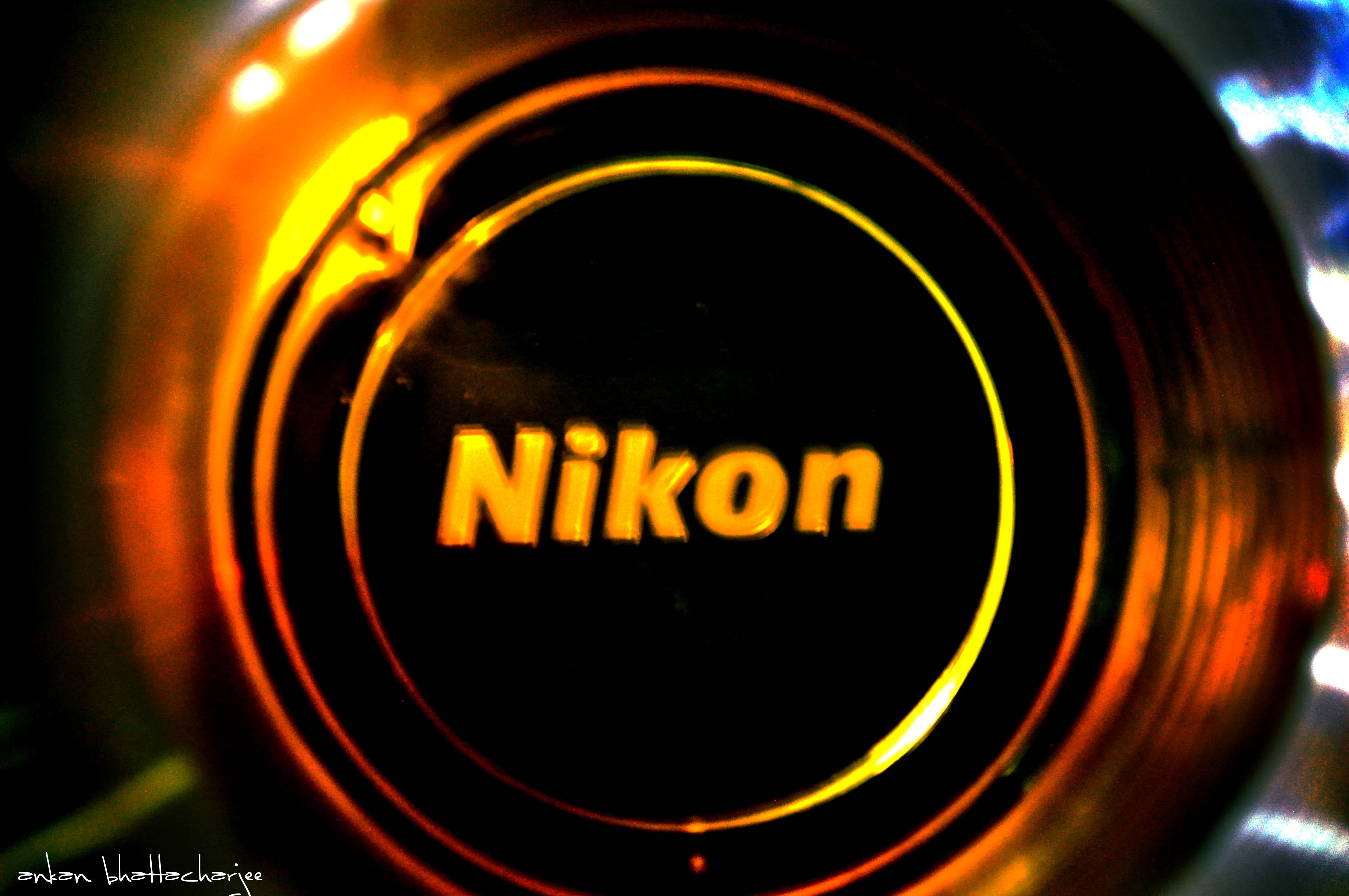 Nikon logo close-up