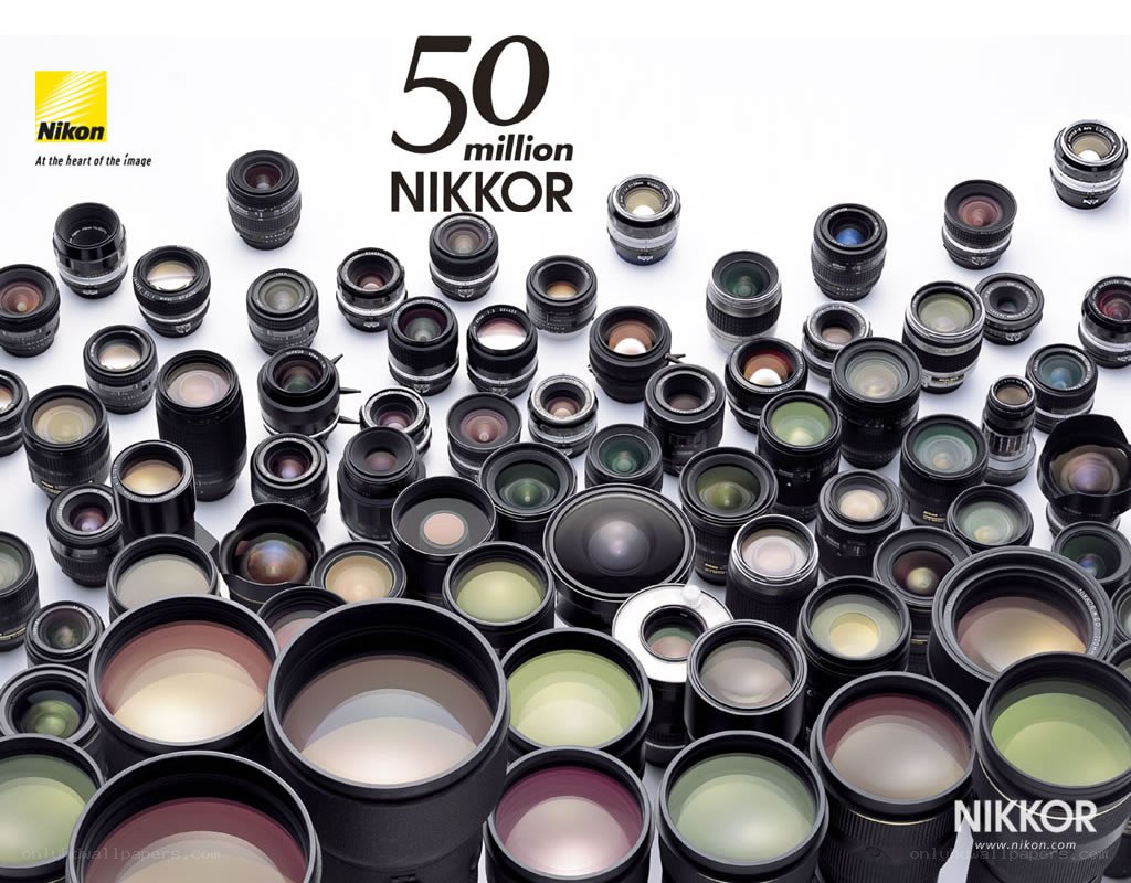 Nikon Nikkor lenses collection