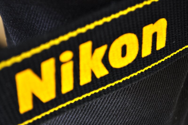 Nikon strap close-up
