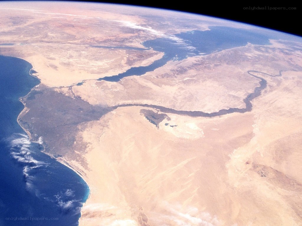 Nile River from space
