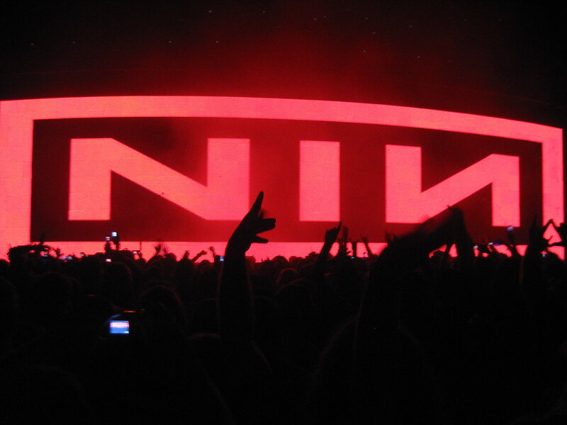 NIN concert crowd