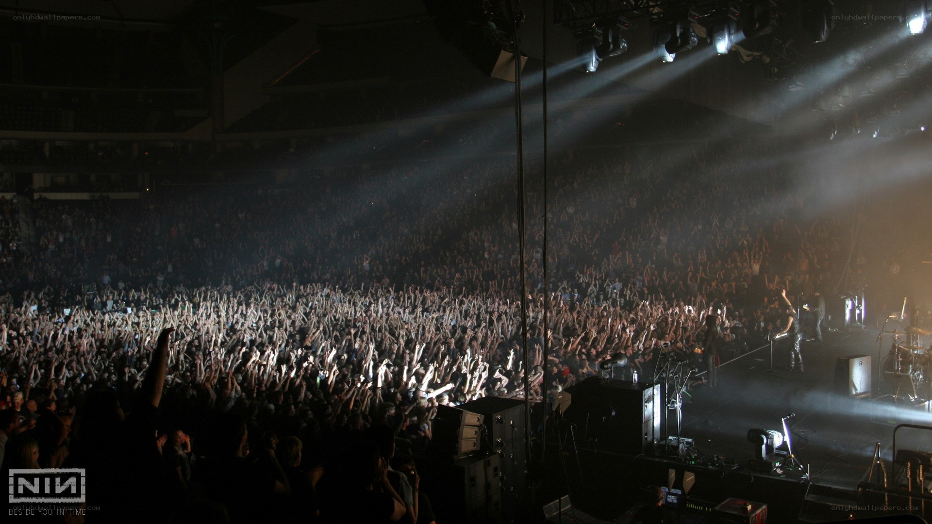 NIN concert crowd