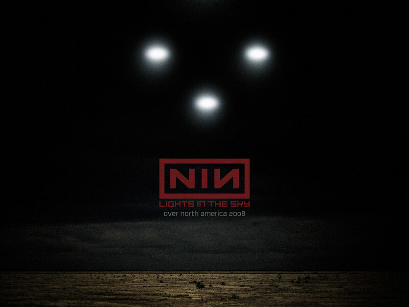 NIN lights in the sky