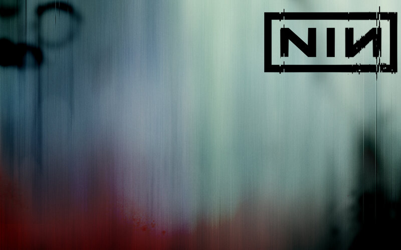 NIN logo on abstract background