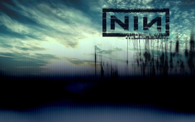 NIN logo on abstract background