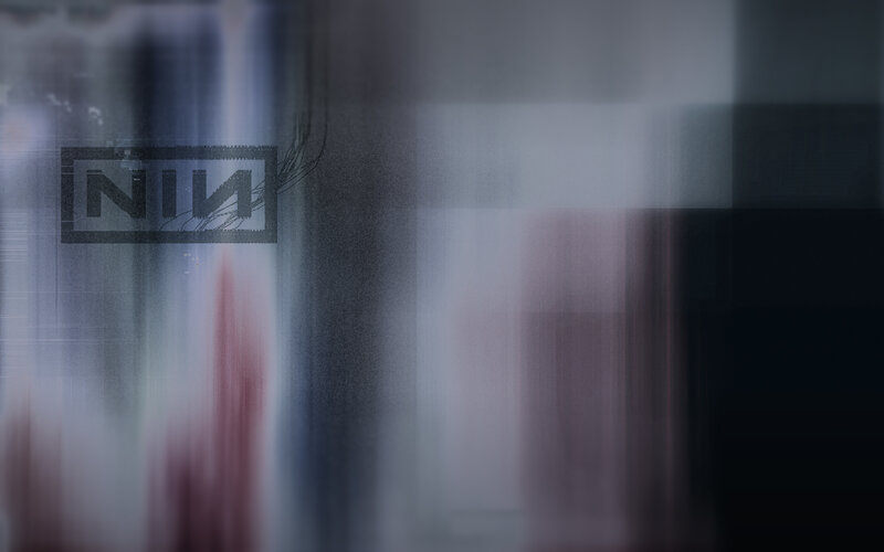 NIN logo on abstract background
