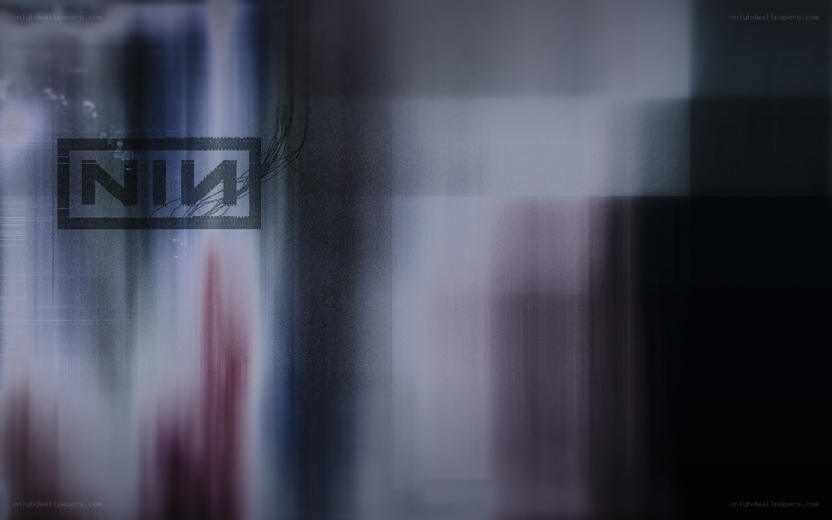 NIN logo on abstract background