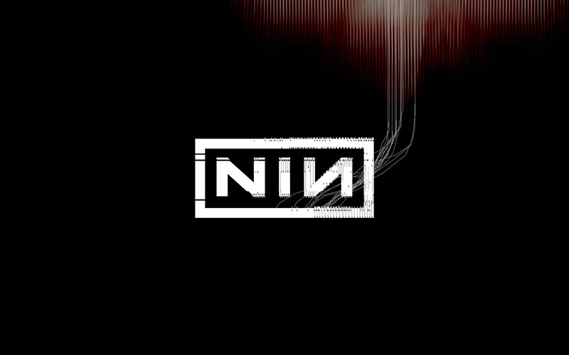 NIN Logo on Black — Dark