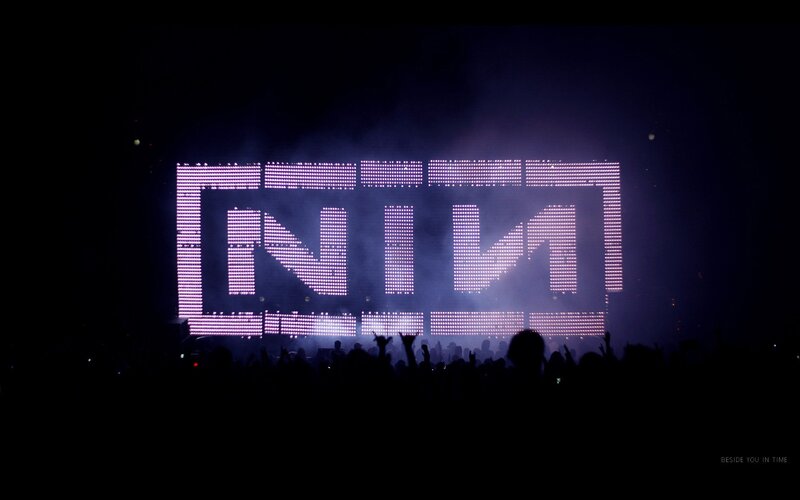 NIN Logo on Stage