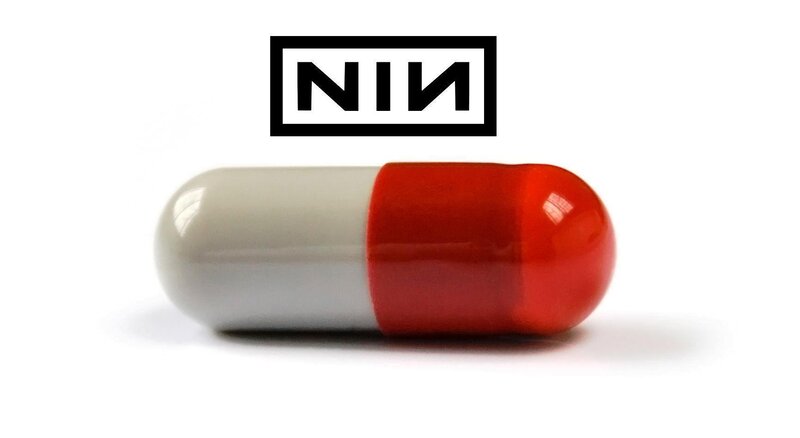 NIN logo with capsule