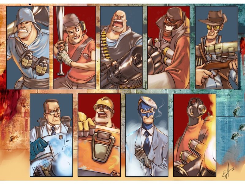 Nine Game Characters