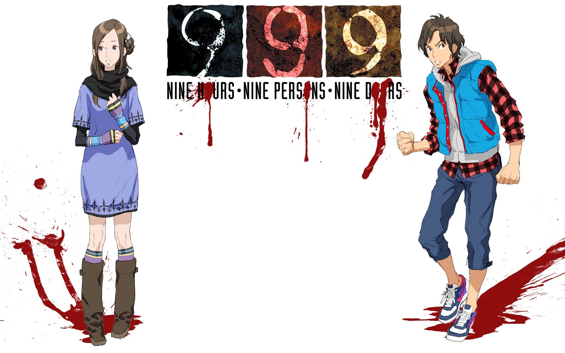 Nine Hours Nine Persons Nine Doors characters