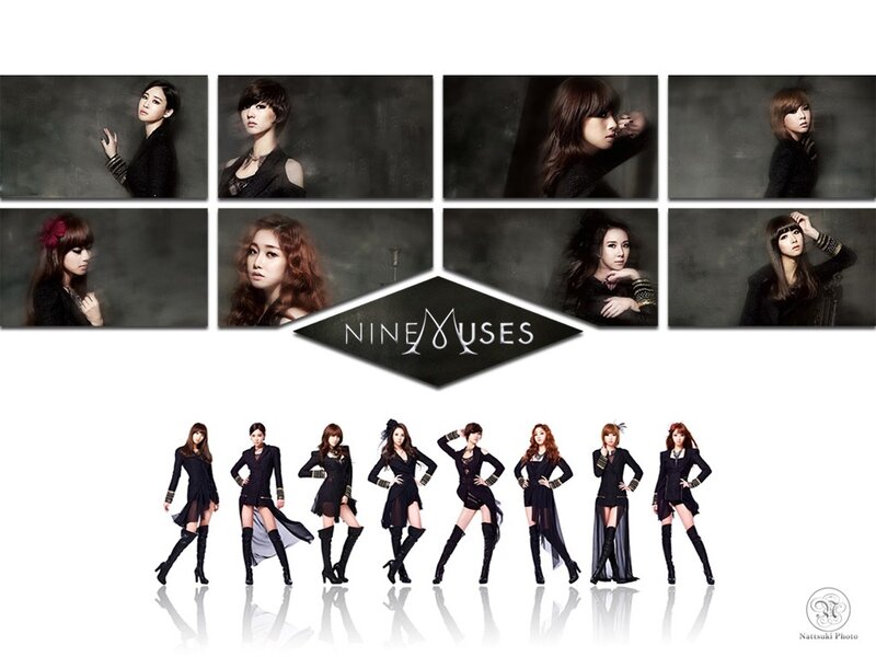 Nine Muses promotional photoset