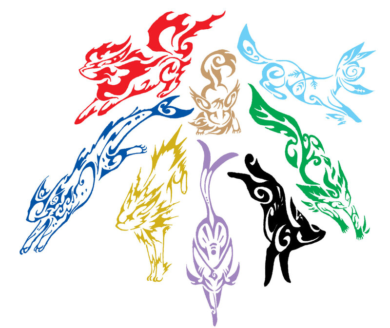 nine mythical foxes