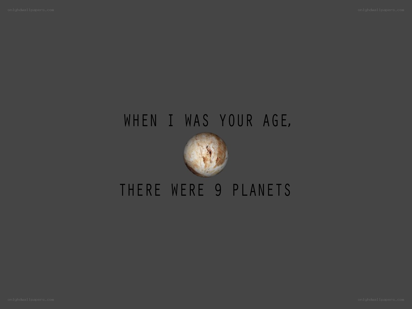 nine planets memory