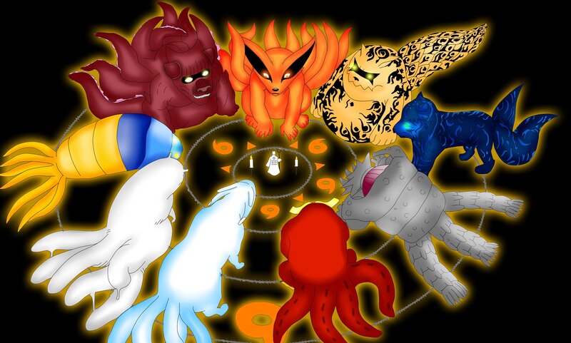 Nine Tailed Beasts — Black