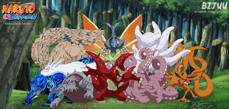 Nine Tailed Beasts — Green