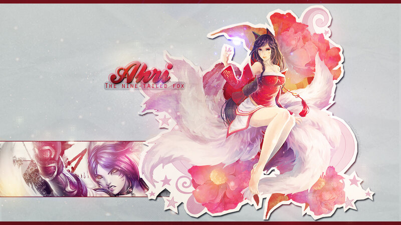 Nine-tailed Fox Character — Red
