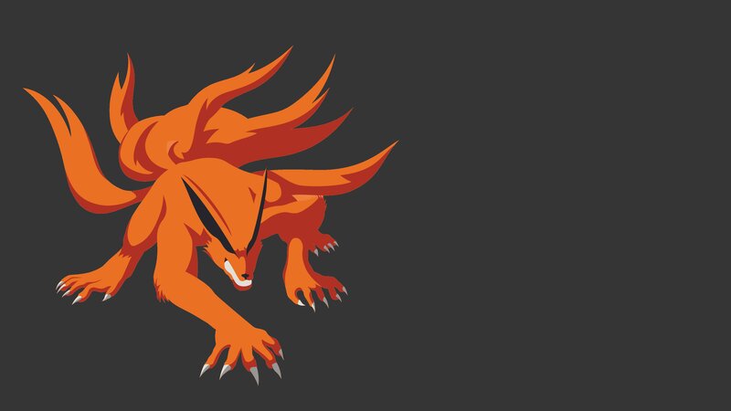 Nine-tailed Fox Creature — Orange
