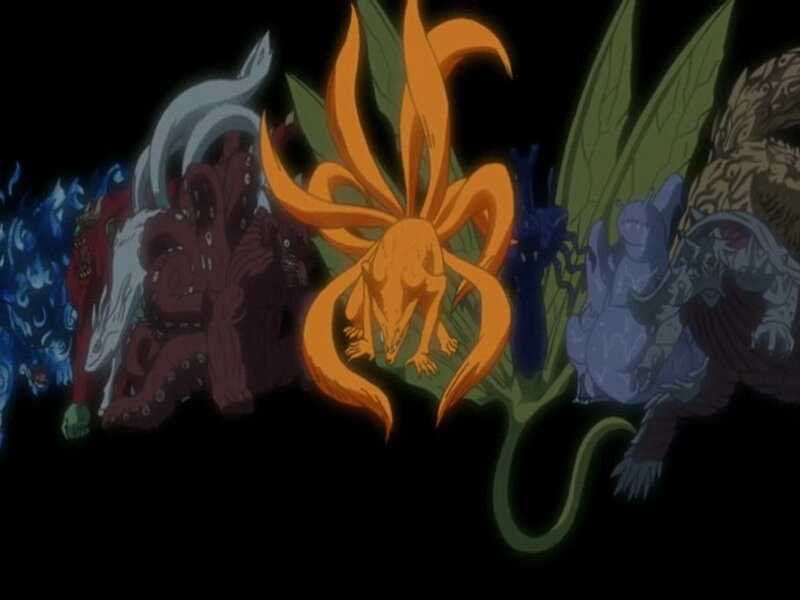 Nine Tails and Bijuu in Naruto