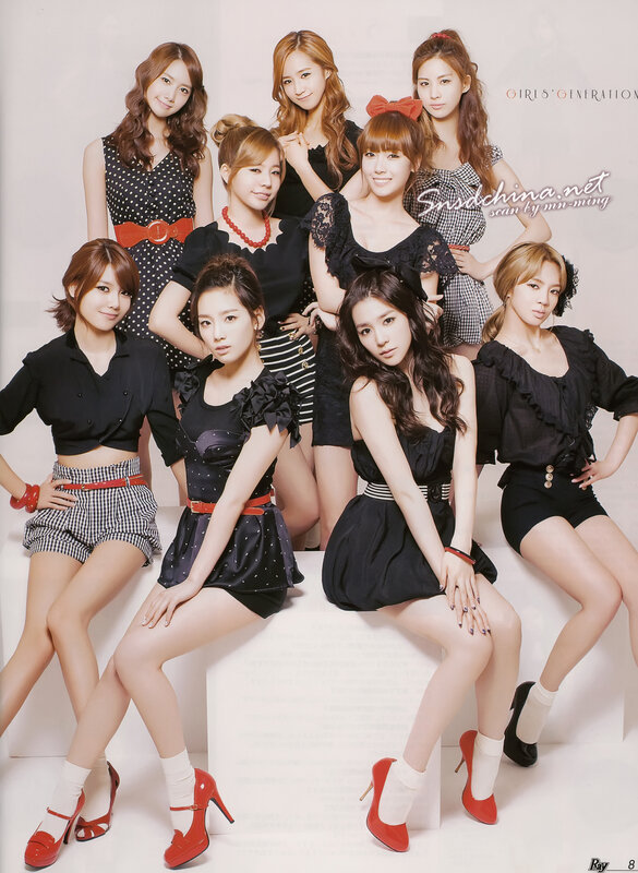 Nine Women in Black Outfits — Confident, Photograph