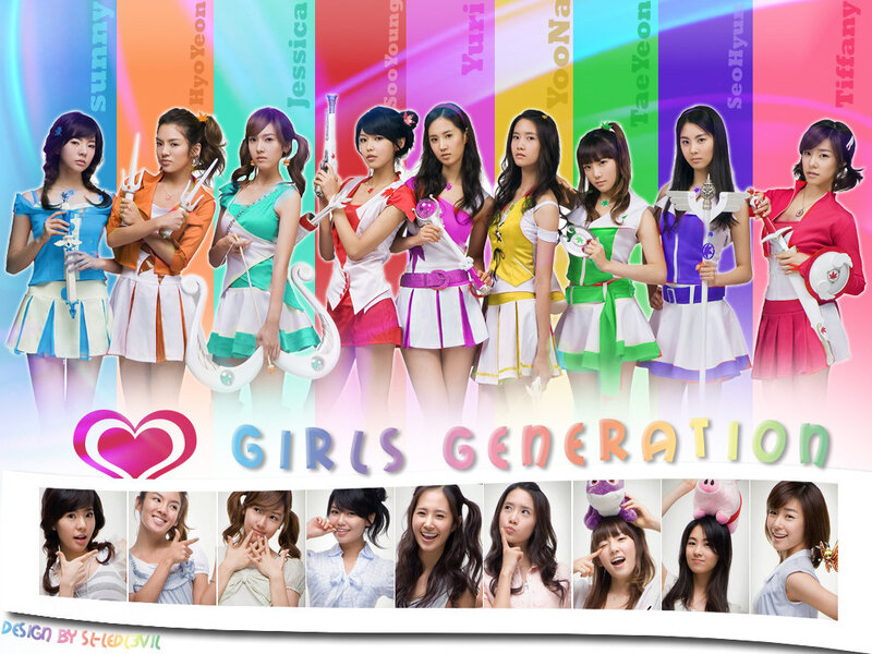 Nine Women in Costumes — Pink, Colorful, Playful