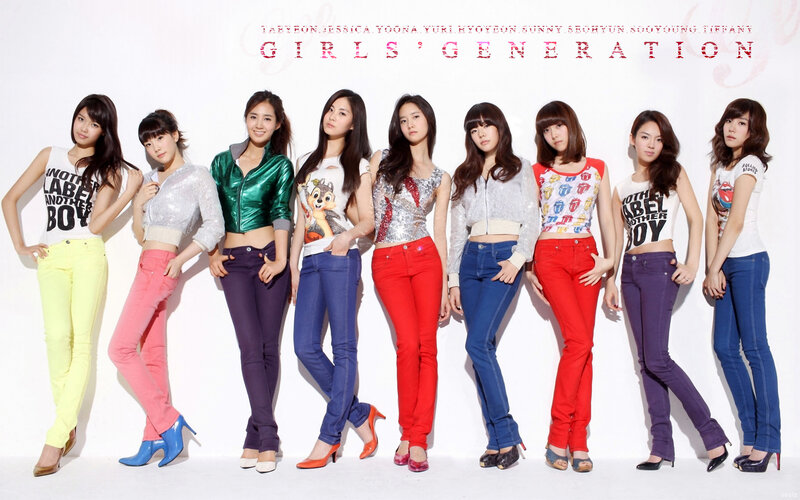 Nine Women in Jeans