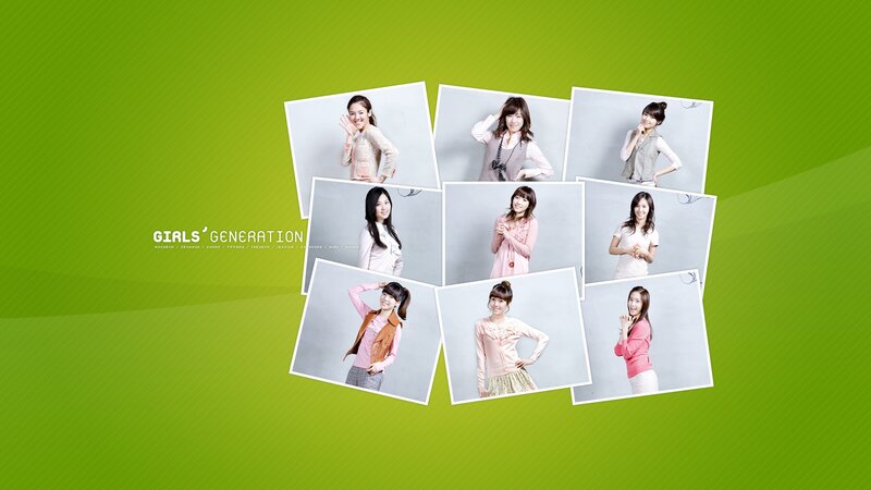 Nine Women in Photos — Green