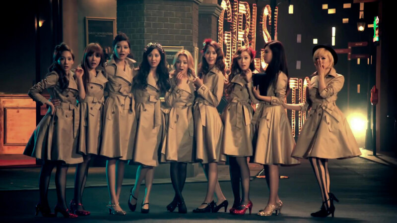 Nine Women in Trench Coats