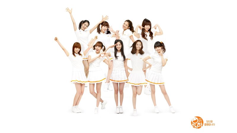 Nine Women in White Outfits — Energetic, Photograph