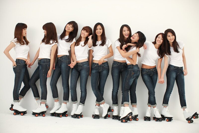 Nine Women on Roller Skates