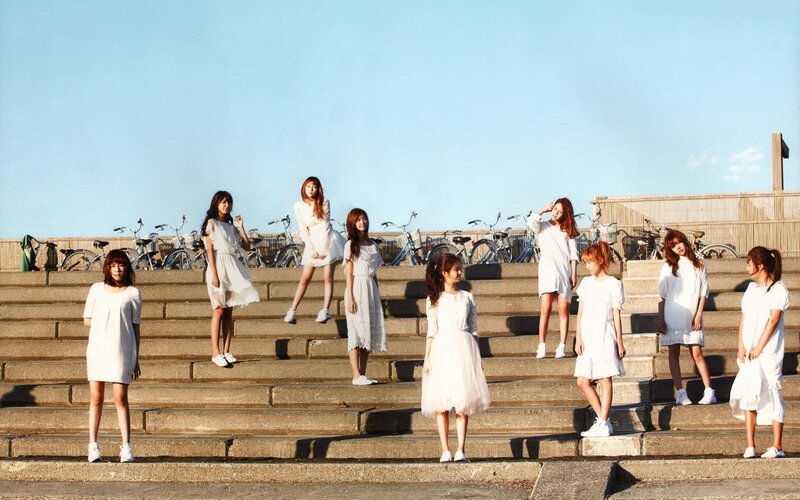 Nine Women on Steps