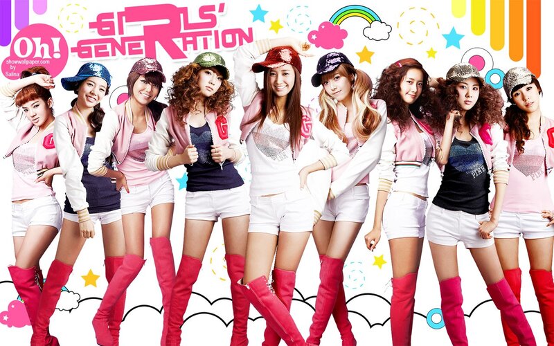 Nine Women Posing — Pink