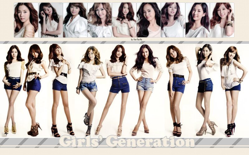 Nine Women Posing