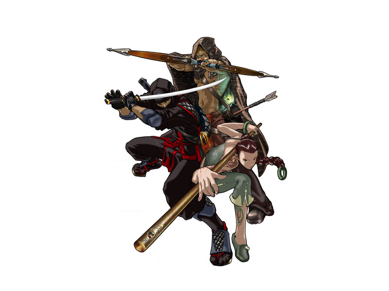 Ninja and archer team