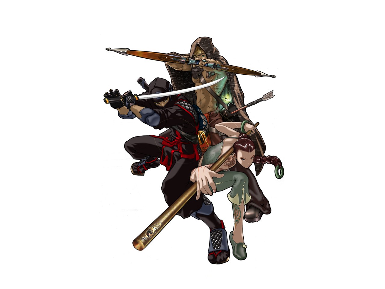 Ninja and archer team