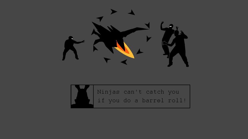 Ninja barrel roll escape