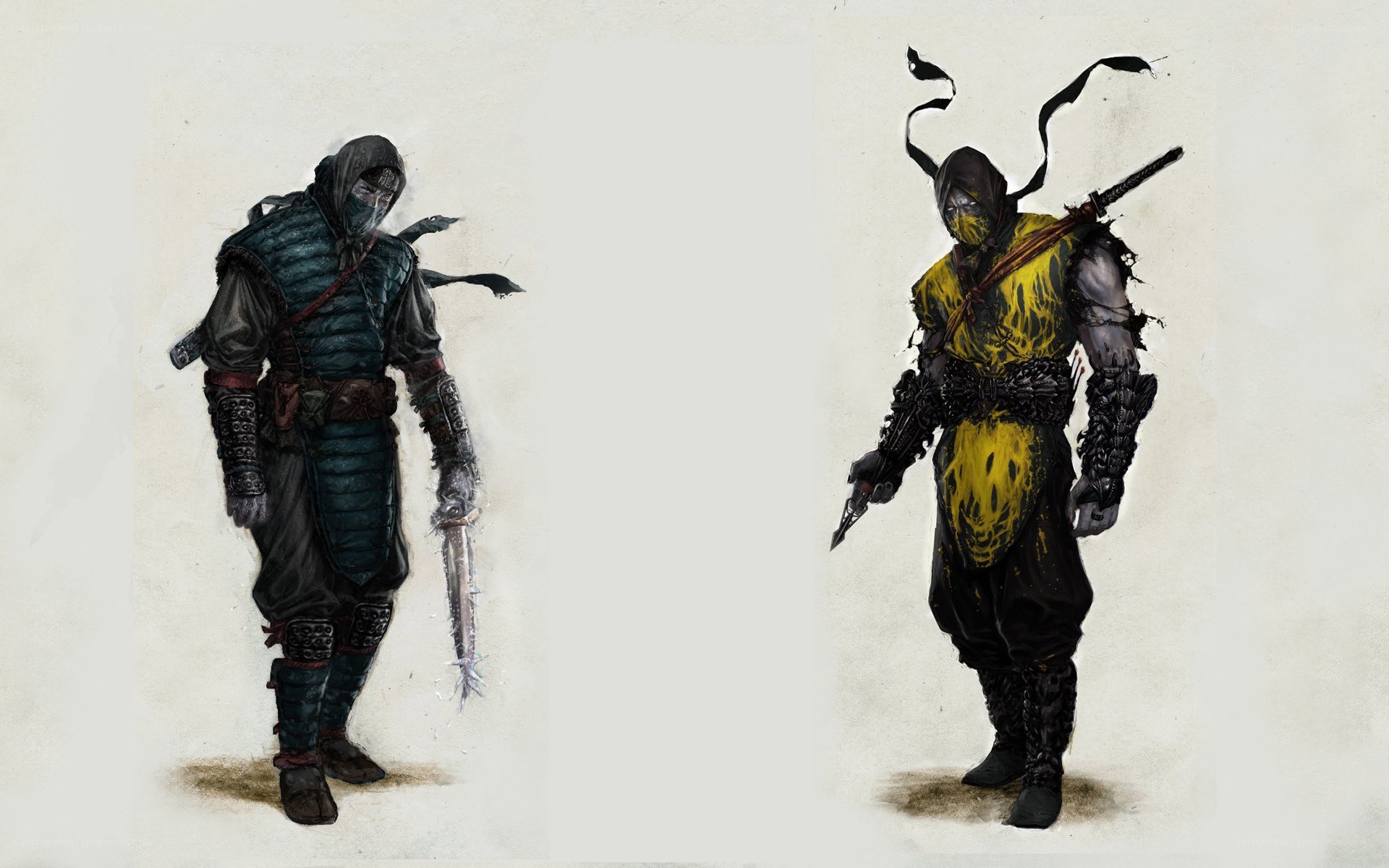 Ninja character concept art