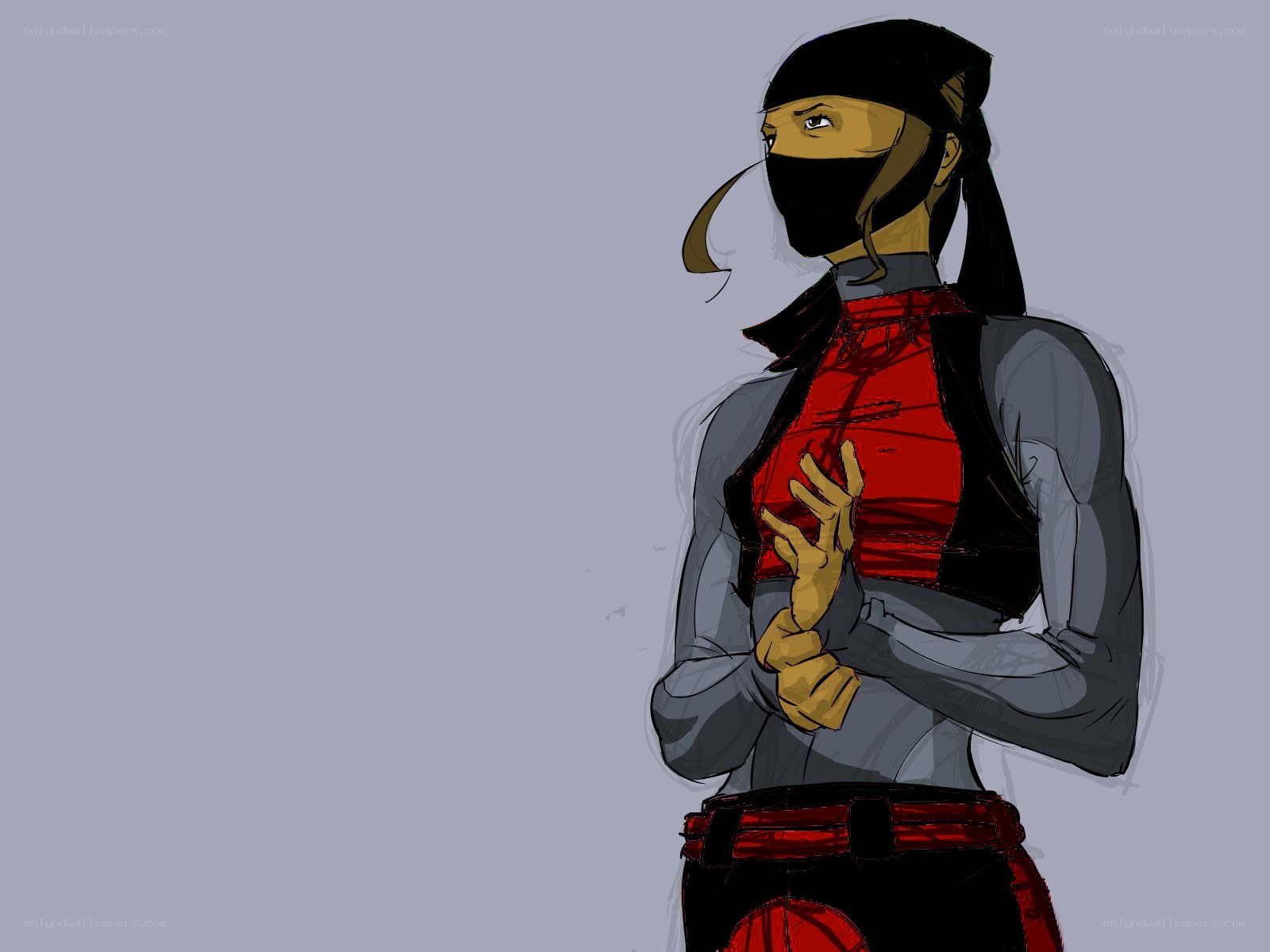 ninja character illustration