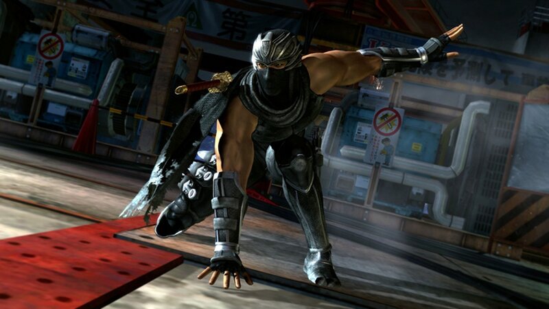 Ninja Character in Action — Black, Intense, 3d Render