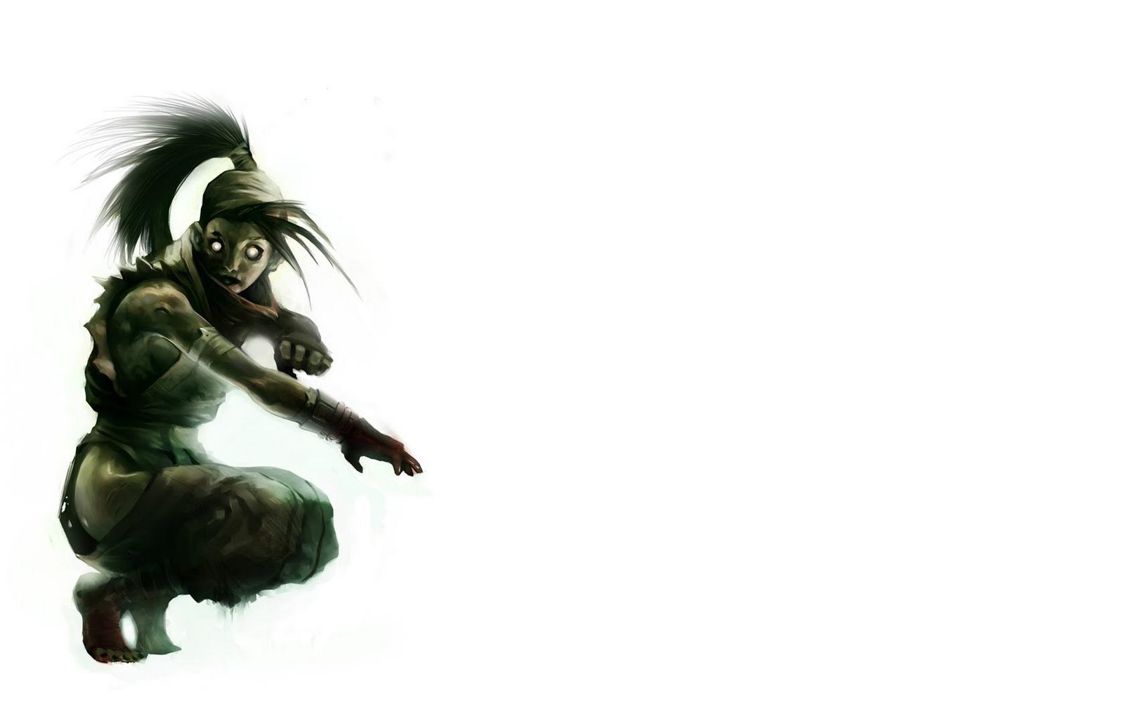 ninja character in crouched pose
