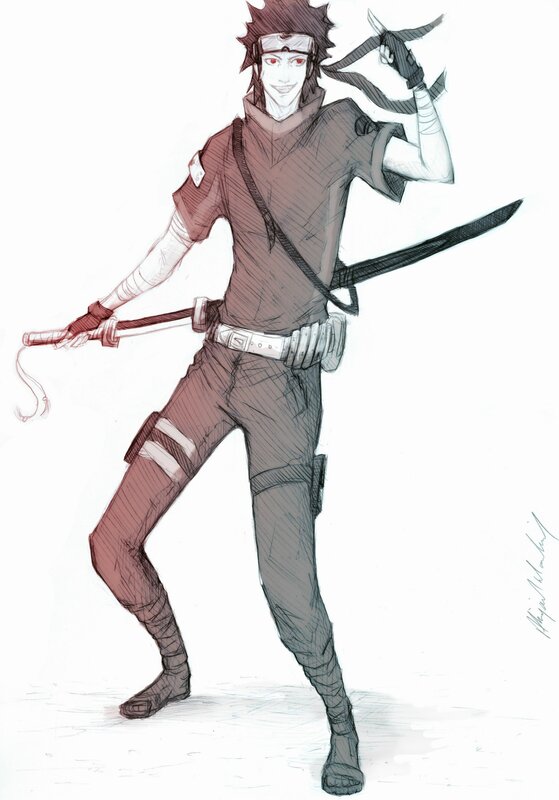 Ninja character sketch