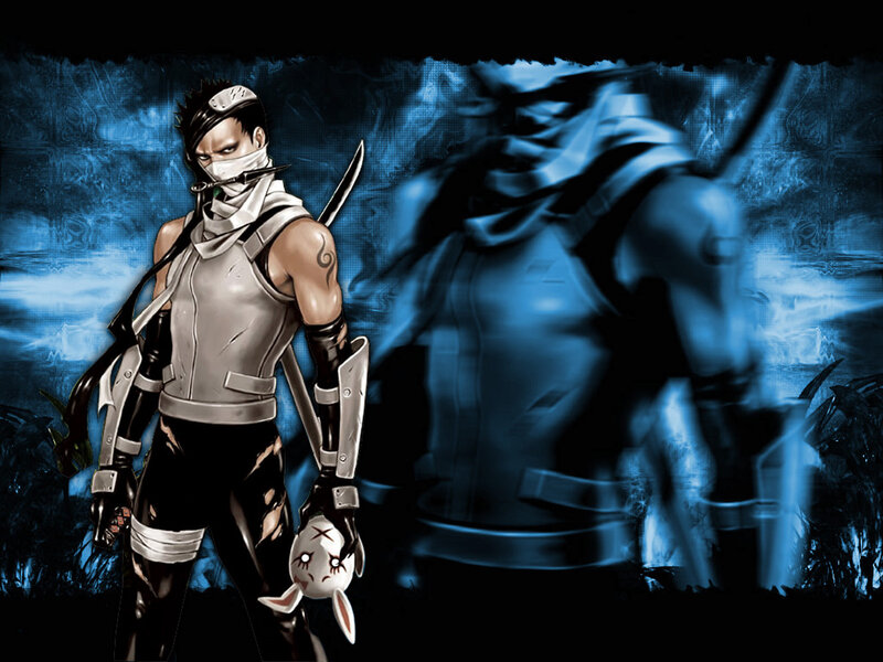 Ninja character with rabbit mask