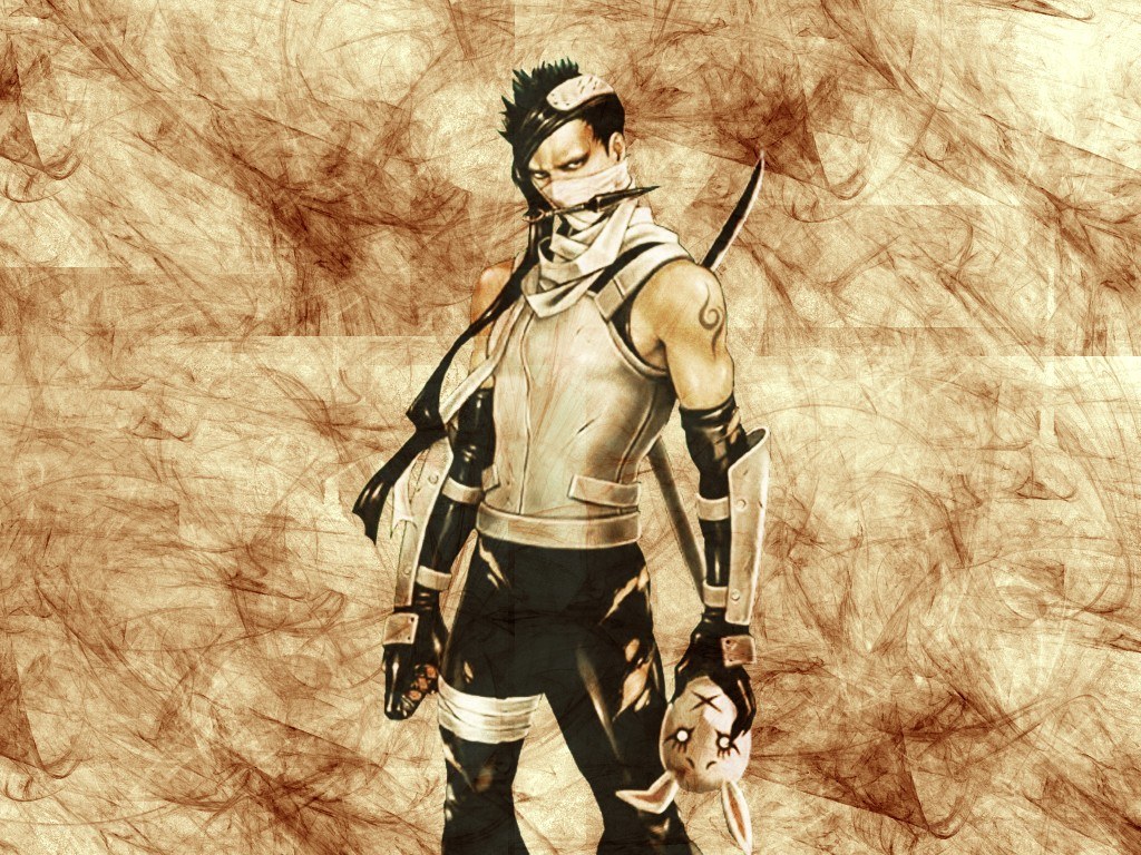 Ninja character with weapon