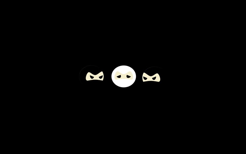 ninja eyes in the dark