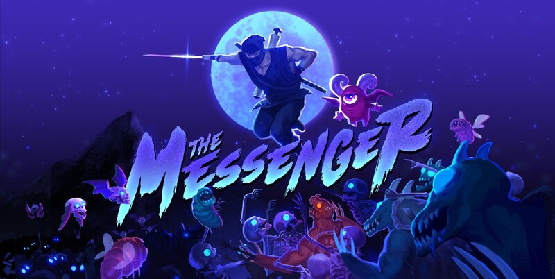 Ninja Fighting Monsters — Purple, Dramatic