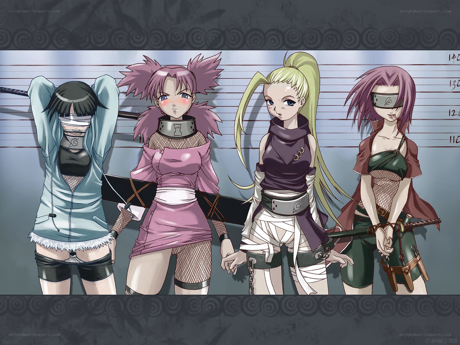 Ninja girls mugshot