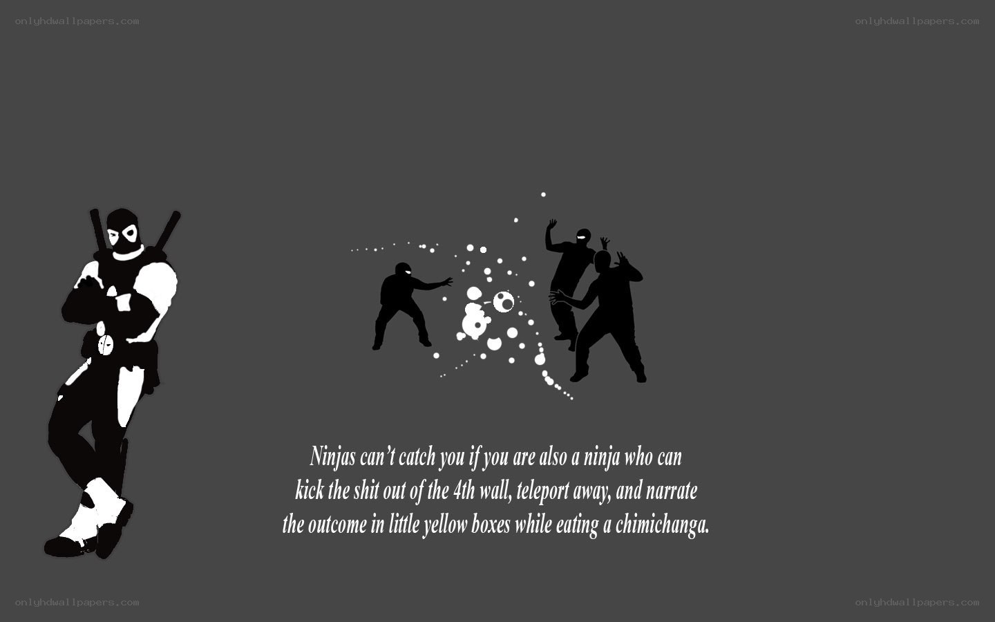 Ninja humor illustration