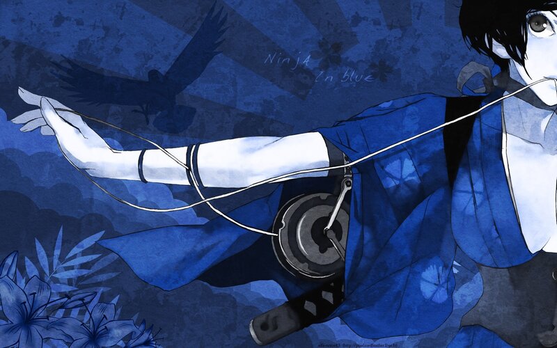 Ninja in blue