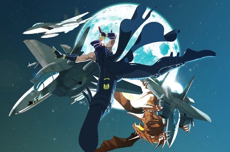 Ninja in space with jets